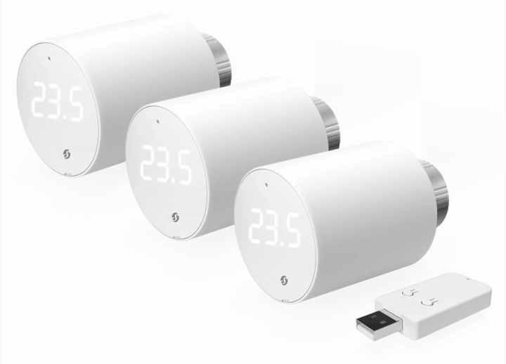 Shelly BLU TRV + BLU Gateway Gen3 Smart Thermostat, 3-pack in the group HOME, HOUSEHOLD & GARDEN / Smart home / Smart plugs at TP E-commerce Nordic AB (D41771)