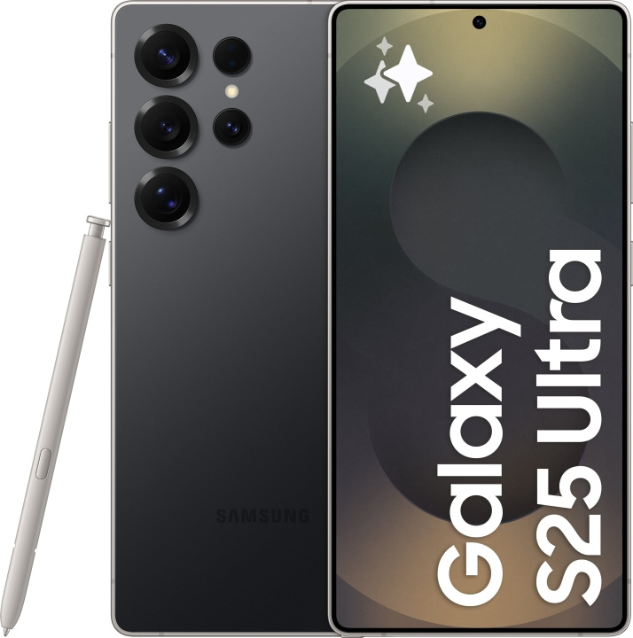 Samsung Galaxy S25 Ultra 5G, 512/12 GB, Titanium Black in the group SMARTPHONE & TABLETS / Mobile phones & smartphones at TP E-commerce Nordic AB (D41803)