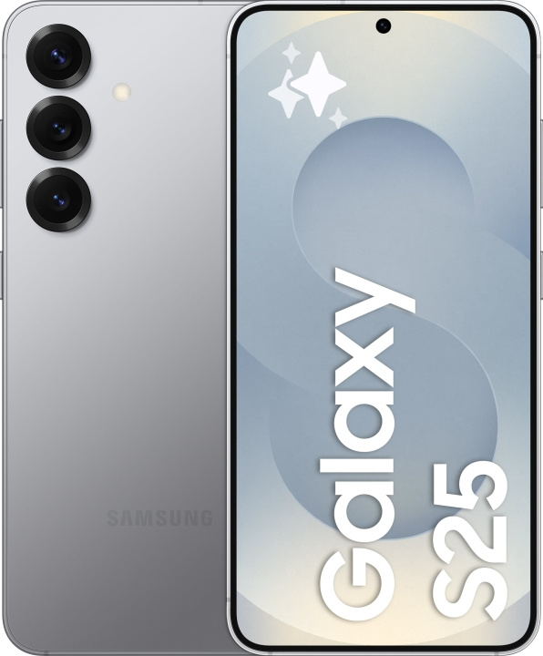 Samsung Galaxy S25 5G, 256/12 GB, Silver Shadow in the group SMARTPHONE & TABLETS / Mobile phones & smartphones at TP E-commerce Nordic AB (D41809)