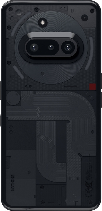 Nothing Phone (3a), 128/8 GB, black in the group SMARTPHONE & TABLETS / Mobile phones & smartphones at TP E-commerce Nordic AB (D41836)