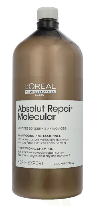 L\'Oreal Serie Expert Absolut Repair Molecular Shampoo 1500 ml in the group BEAUTY & HEALTH / Hair & Styling / Hair care / Schampoo at TP E-commerce Nordic AB (D41917)