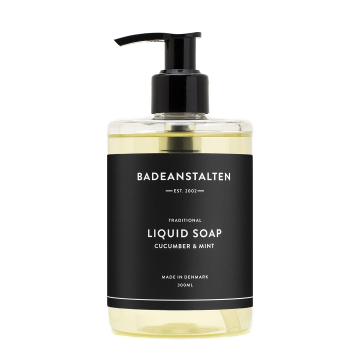 Badeanstalten Liquid Soap - Cucumber and Mint - 300 ml in the group BEAUTY & HEALTH / Skin care / Body health / Scented soaps at TP E-commerce Nordic AB (D42097)