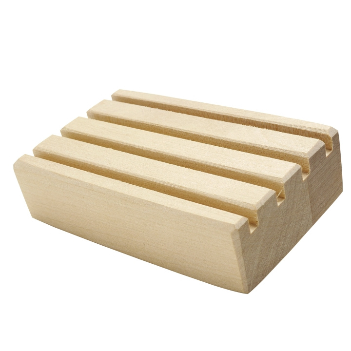 Badeanstalten Soap Dish - Natural Wood Finish in the group HOME, HOUSEHOLD & GARDEN / Bathroom / Other at TP E-commerce Nordic AB (D42109)