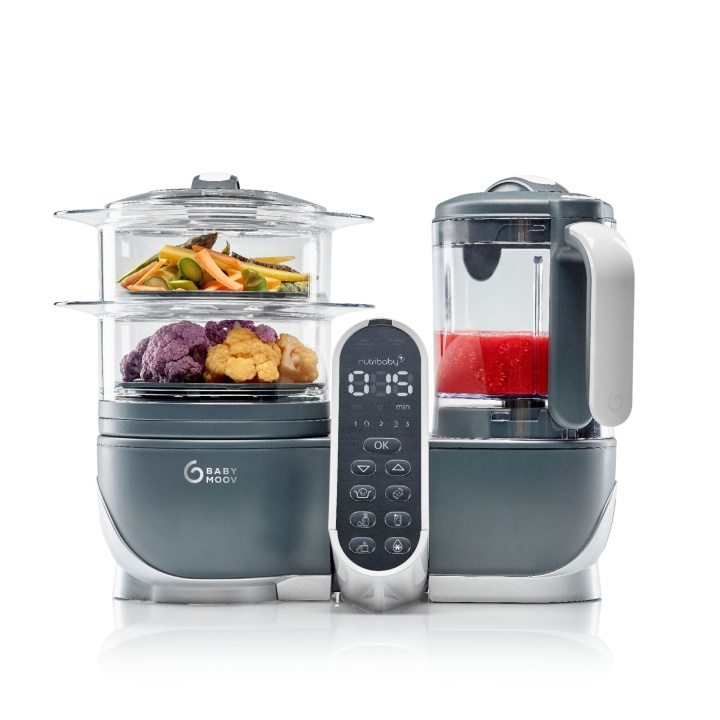 Babymoov Nutribaby (+) - Industrial Grey in the group HOME, HOUSEHOLD & GARDEN / Household appliances / Food processor & Kitchen appliances / Food processors at TP E-commerce Nordic AB (D42110)
