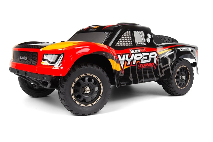 Blackzon SC Turbo 1/16 4WD 2S Brushless - Red/Orange (540275) in the group TOYS, KIDS & BABY PRODUCTS / Radio controlled / RC cars at TP E-commerce Nordic AB (D42198)