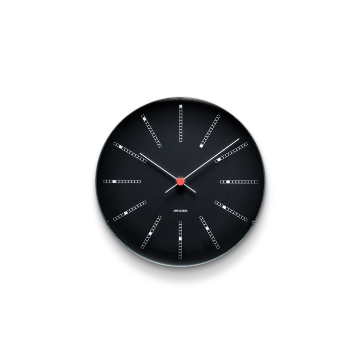 Arne Jacobsen Clocks Arne Jacobsen - Bankers Wall Clock - Ø21 cm - Black in the group HOME, HOUSEHOLD & GARDEN / Watches & Counters / Wall clocks at TP E-commerce Nordic AB (D42299)