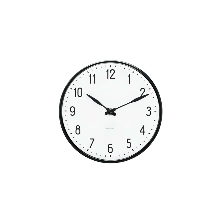Arne Jacobsen Clocks Arne Jacobsen – Station Wall Clock – Ø21 cm – Black in the group HOME, HOUSEHOLD & GARDEN / Watches & Counters / Wall clocks at TP E-commerce Nordic AB (D42303)