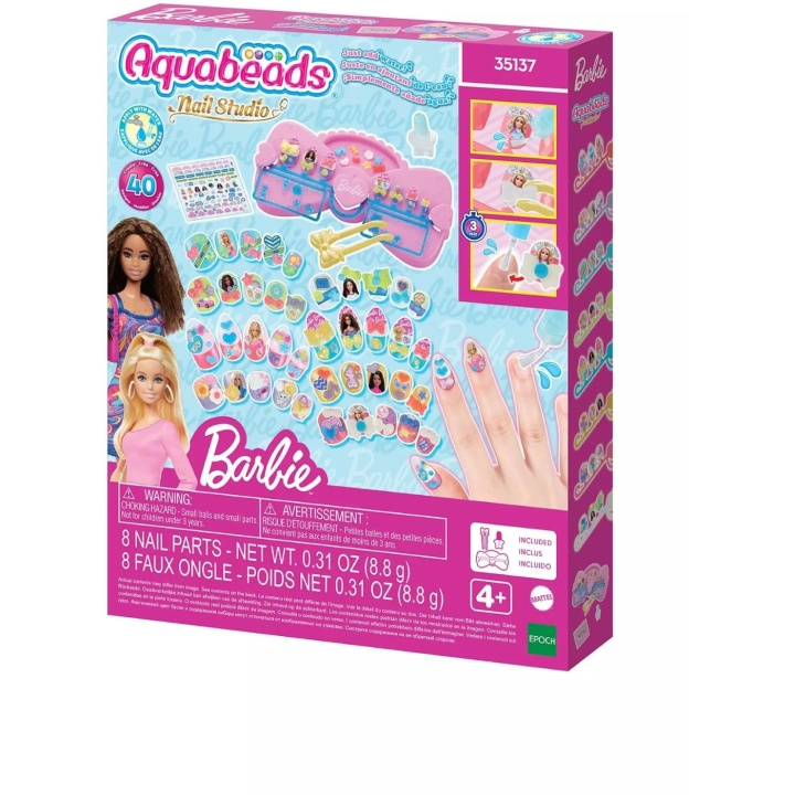 Aquabeads – Nail Studio Barbie Designer Kit (35137) in the group TOYS, KIDS & BABY PRODUCTS / Toys / Crafts at TP E-commerce Nordic AB (D42349)