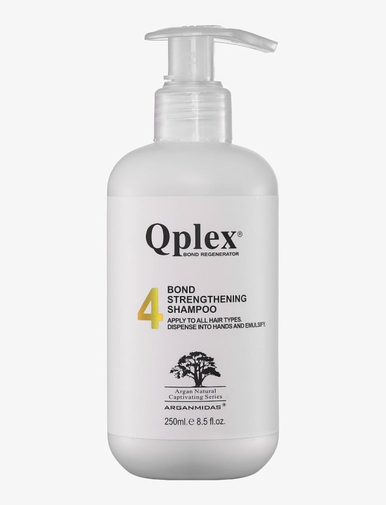 Arganmidas Qplex No.4 BOND STRENGTHENING SHAMPOO - 250ml in the group BEAUTY & HEALTH / Hair & Styling / Hair care / Schampoo at TP E-commerce Nordic AB (D42362)