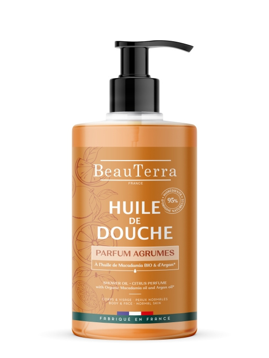 BeauTerra Shower Oils - Citrus - 750 ml in the group BEAUTY & HEALTH / Skin care / Body health / Bath & Shower gels at TP E-commerce Nordic AB (D42372)