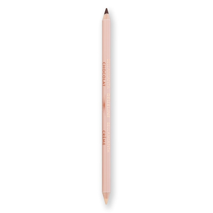 Bellamianta Deuxline 2 in 1 Eyeliner Pencil - Cream and Brown - 1.6g in the group BEAUTY & HEALTH / Makeup / Eyes & Eyebrows / Eyeliner / Kajal at TP E-commerce Nordic AB (D42429)