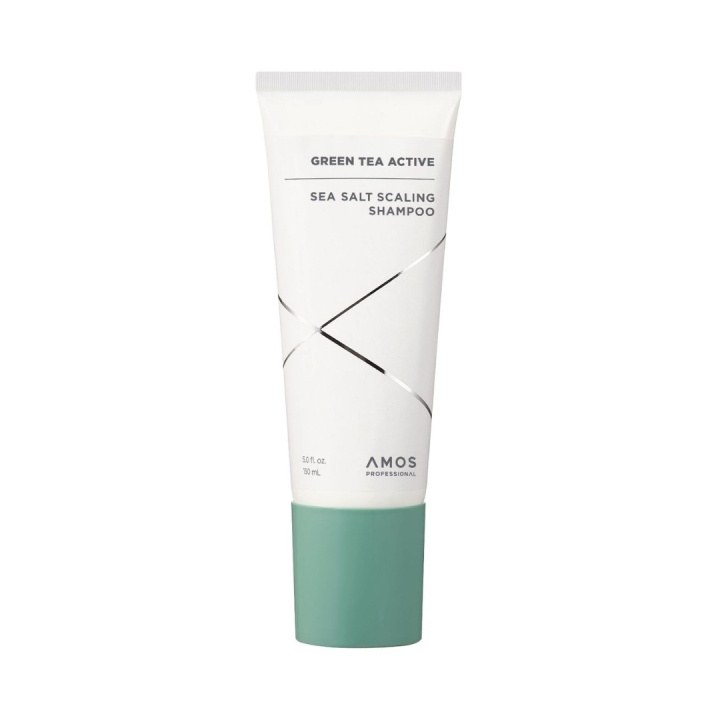 Amos Professional Green Tea Active Sea Salt Scaling Shampoo - Green - 150 ml in the group BEAUTY & HEALTH / Hair & Styling / Hair care / Schampoo at TP E-commerce Nordic AB (D42494)