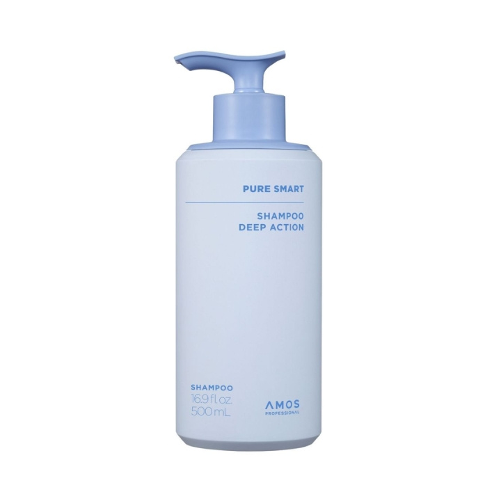 Amos Professional Pure Smart Shampoo Deep Action - 500 ml in the group BEAUTY & HEALTH / Hair & Styling / Hair care / Schampoo at TP E-commerce Nordic AB (D42500)