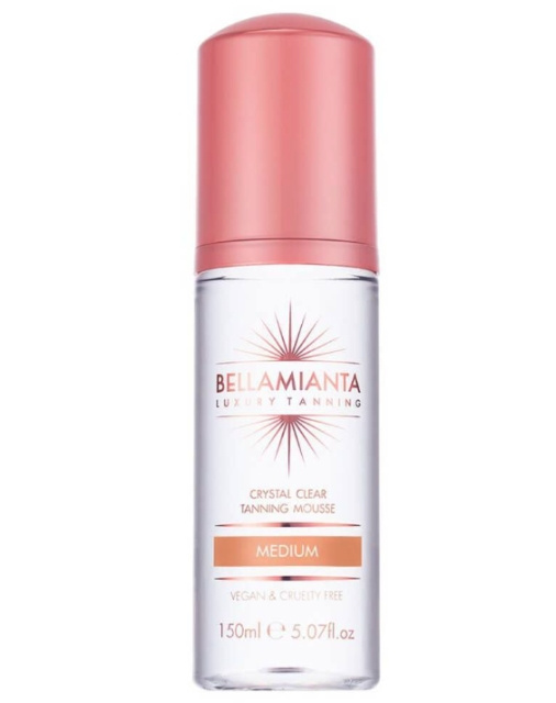 Bellamianta Crystal Clear Tanning Mousse - Medium in the group BEAUTY & HEALTH / Skin care / Tanning / Sunless tanning at TP E-commerce Nordic AB (D42518)