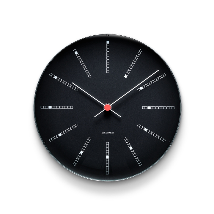 Arne Jacobsen Clocks Arne Jacobsen - Bankers Wall Clock - Ø29 cm - Black in the group HOME, HOUSEHOLD & GARDEN / Watches & Counters / Wall clocks at TP E-commerce Nordic AB (D42623)