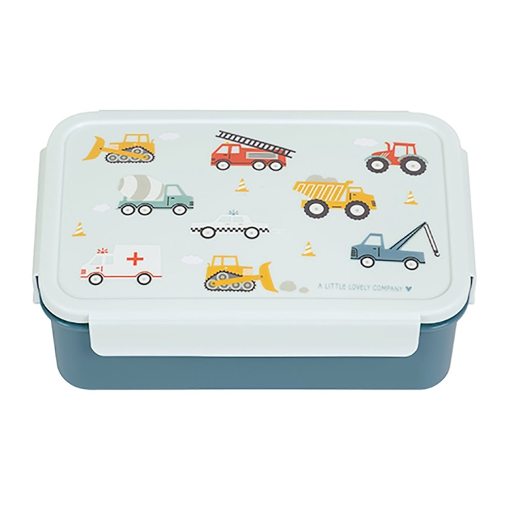 A little lovely company Bento Lunch box - Vehicles (SBVEBU53) in the group TOYS, KIDS & BABY PRODUCTS / Eat & Drink / Children\'s tableware at TP E-commerce Nordic AB (D42635)