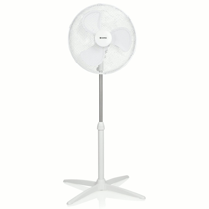 Champion Golvfläkt 40cm GF130 Vit in the group HOME, HOUSEHOLD & GARDEN / Fans & Climate products / Floor standing fans at TP E-commerce Nordic AB (D42683)