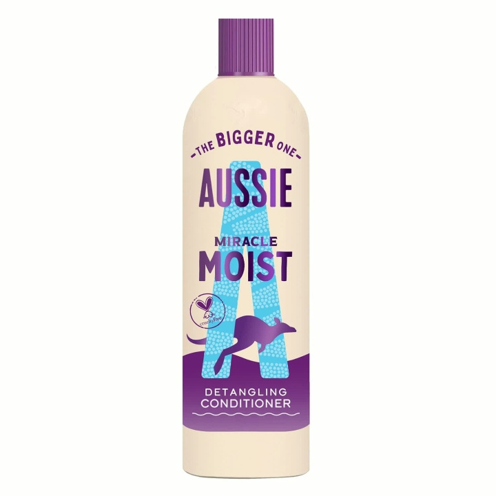 Aussie Miracle Moist Utredande Balsam 400ml in the group BEAUTY & HEALTH / Hair & Styling / Hair care / Conditioner at TP E-commerce Nordic AB (D42731)