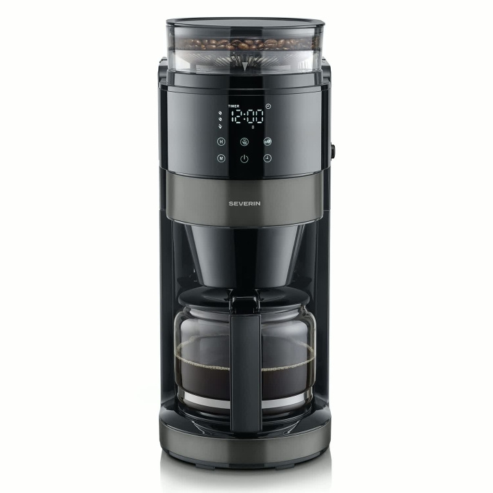 Severin Kaffebryggare med kvarn Dark Inox KA 4830 in the group HOME, HOUSEHOLD & GARDEN / Household appliances / Coffee makers and accessories / Drip coffee makers at TP E-commerce Nordic AB (D42740)
