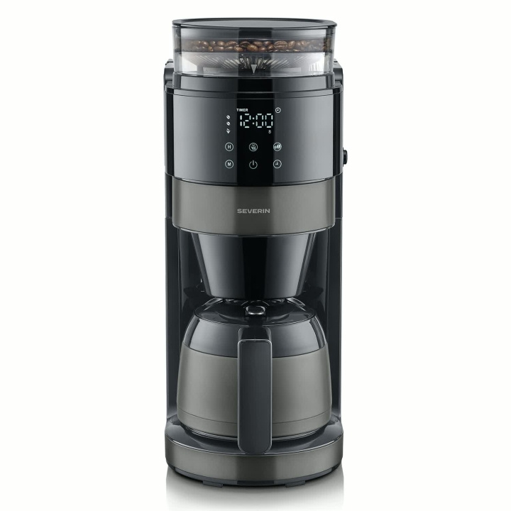 Severin Termosbryggare med kvarn KA 4831 Dark Inox in the group HOME, HOUSEHOLD & GARDEN / Household appliances / Coffee makers and accessories / Thermos brewers at TP E-commerce Nordic AB (D42741)