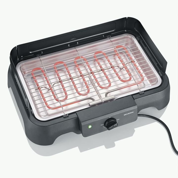 Severin Elektrisk BBQ bordsgrill med grillgaller PG 8593 in the group HOME, HOUSEHOLD & GARDEN / Garden products / Barbeque & Accessories at TP E-commerce Nordic AB (D42753)