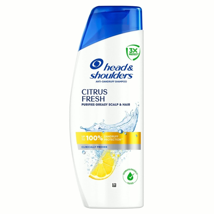 Head & Shoulders Citrus Fresh Schampo Mot Mjäll, 400ml in the group BEAUTY & HEALTH / Hair & Styling / Hair care / Schampoo at TP E-commerce Nordic AB (D42764)