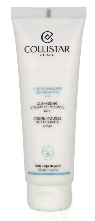 Collistar Cleansing Cream To Mousse 125 ml in the group BEAUTY & HEALTH / Skin care / Face / Cleaning at TP E-commerce Nordic AB (D42950)