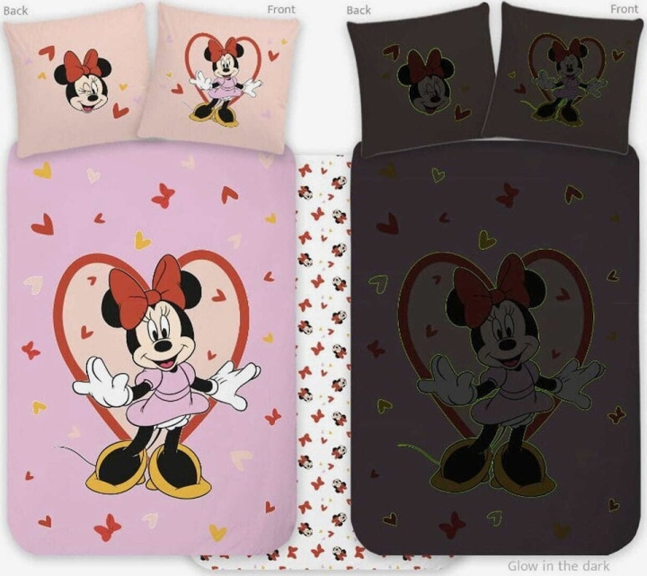 BrandMac Bed Linen - Junior Size 100 x 140 cm - Minnie 1932 Glow (1029353) in the group TOYS, KIDS & BABY PRODUCTS / Children\'s textiles / Bedding at TP E-commerce Nordic AB (D43075)
