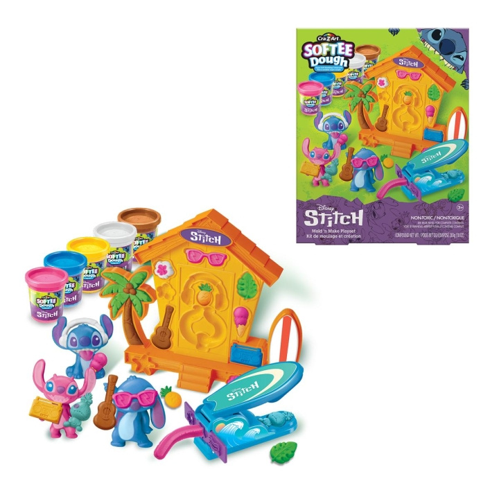 Disney Cra-Z-Art - Disney Stitch Softee Dough Figure Maker (CRDOUGH50D) in the group TOYS, KIDS & BABY PRODUCTS / Toys / Figures, Miniatures & accessories at TP E-commerce Nordic AB (D43094)