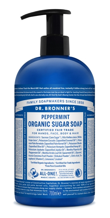 Dr. Bronner\'s Dr. Bronner\'s - Organic Sugar Soap Peppermint 710 ml in the group BEAUTY & HEALTH / Skin care / Body health / Scented soaps at TP E-commerce Nordic AB (D43101)