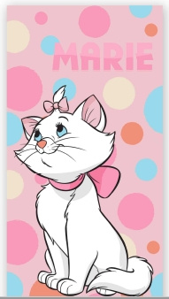 Disney Aristocats Towel - 70x140 cm - Aristocat (110048) in the group HOME, HOUSEHOLD & GARDEN / Bathroom / Towels at TP E-commerce Nordic AB (D43108)