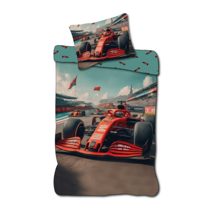 BrandMac Bed Linen - Adult Size 140 x 200 cm - Race Car (1029360) in the group HOME, HOUSEHOLD & GARDEN / Interior / Bedding at TP E-commerce Nordic AB (D43228)