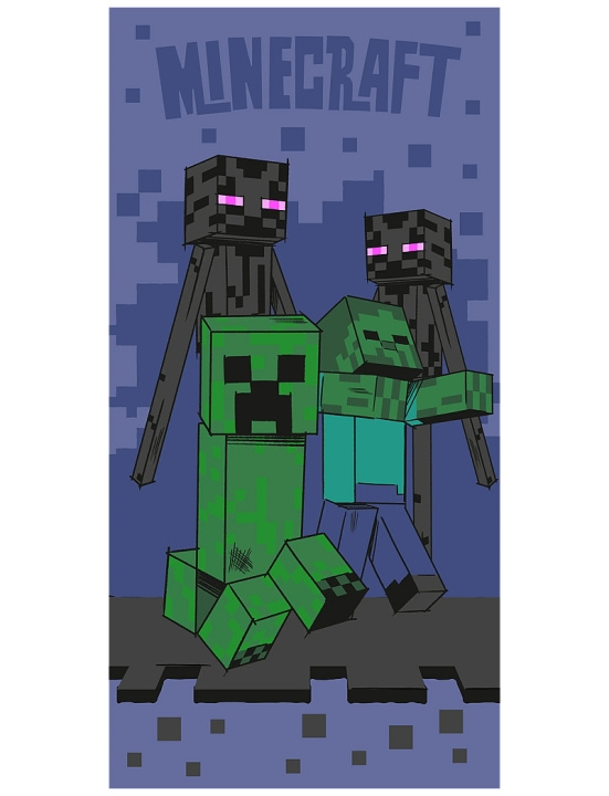 BrandMac Towel - 70 x 140 cm - Minecraft Monsters (1029331) in the group HOME, HOUSEHOLD & GARDEN / Bathroom / Towels at TP E-commerce Nordic AB (D43229)