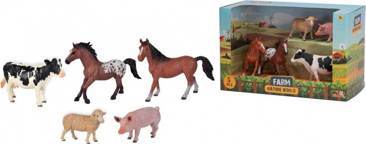Dickie Toys Simba - Nature World - Farm Animals Set (104343102) in the group TOYS, KIDS & BABY PRODUCTS / Toys / Figures, Miniatures & accessories at TP E-commerce Nordic AB (D43294)