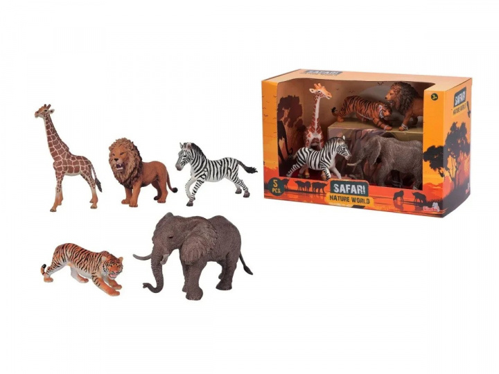 Dickie Toys Simba - Nature World - Wild Animals Set (104343104) in the group TOYS, KIDS & BABY PRODUCTS / Toys / Figures, Miniatures & accessories at TP E-commerce Nordic AB (D43295)