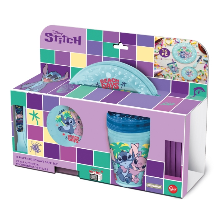 Disney Stitch - Party Kit (68632) in the group TOYS, KIDS & BABY PRODUCTS / Eat & Drink / Children\'s tableware at TP E-commerce Nordic AB (D43414)