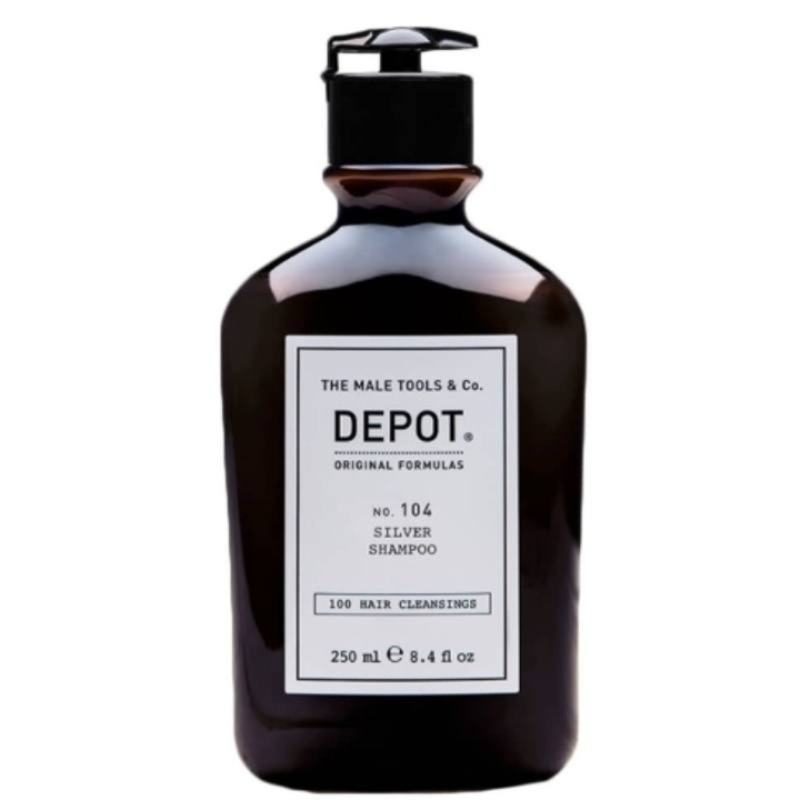 Depot The Male Tools & Co. Depot - No. 104 Silver Shampoo 250 ml in the group BEAUTY & HEALTH / Hair & Styling / Hair care / Schampoo at TP E-commerce Nordic AB (D43416)
