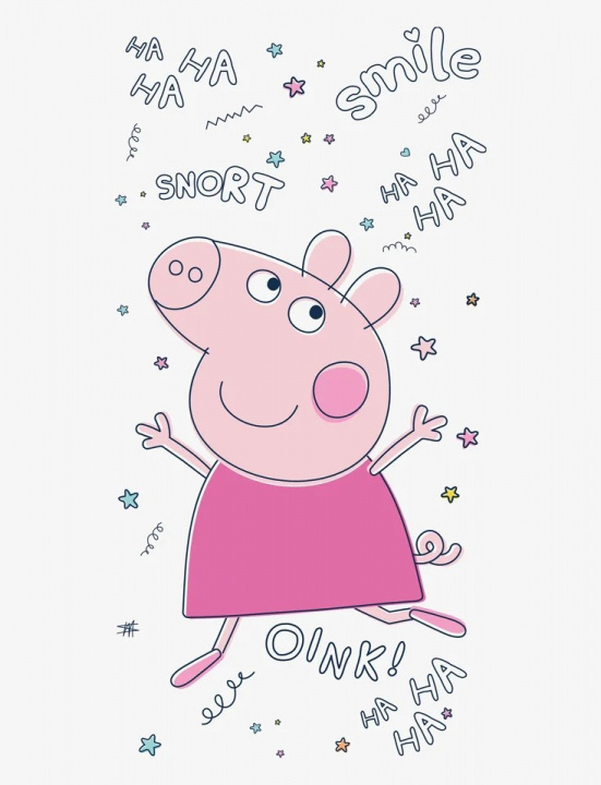 BrandMac Towel - 70 x 140 cm - Peppa Pig (113502) in the group HOME, HOUSEHOLD & GARDEN / Bathroom / Towels at TP E-commerce Nordic AB (D43523)