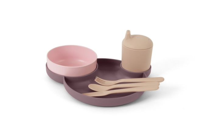 Dantoy Tiny Dinner Set aubergine in foil (6081) in the group TOYS, KIDS & BABY PRODUCTS / Eat & Drink / Children\'s tableware at TP E-commerce Nordic AB (D43585)