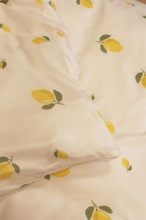 BrandMac Bed Linen - Adult Size 140 x 200 cm - Lemon (1029593) in the group HOME, HOUSEHOLD & GARDEN / Interior / Bedding at TP E-commerce Nordic AB (D43640)