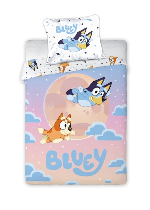 BrandMac Bed Linen - Adult Size 140 x 200 cm - Bluey & Bingo (1029631) in the group HOME, HOUSEHOLD & GARDEN / Interior / Bedding at TP E-commerce Nordic AB (D43641)
