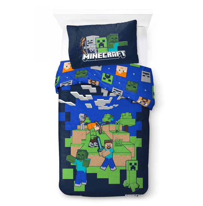 BrandMac Bed Linen - Adult Size 140 x 200 cm - Minecraft I got your back (1029649) in the group HOME, HOUSEHOLD & GARDEN / Interior / Bedding at TP E-commerce Nordic AB (D43672)