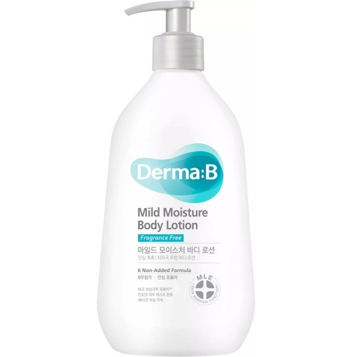 Derma:B Mild Moisture Body Lotion 400ml in the group BEAUTY & HEALTH / Skin care / Body health / Body lotion at TP E-commerce Nordic AB (D43704)