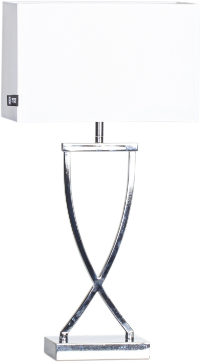 By Rydéns Bordslampa Omega 52 cm krom/vit 2820430-5000 By Rydéns in the group HOME ELECTRONICS / Lighting / Table lamps at TP E-commerce Nordic AB (D43832)
