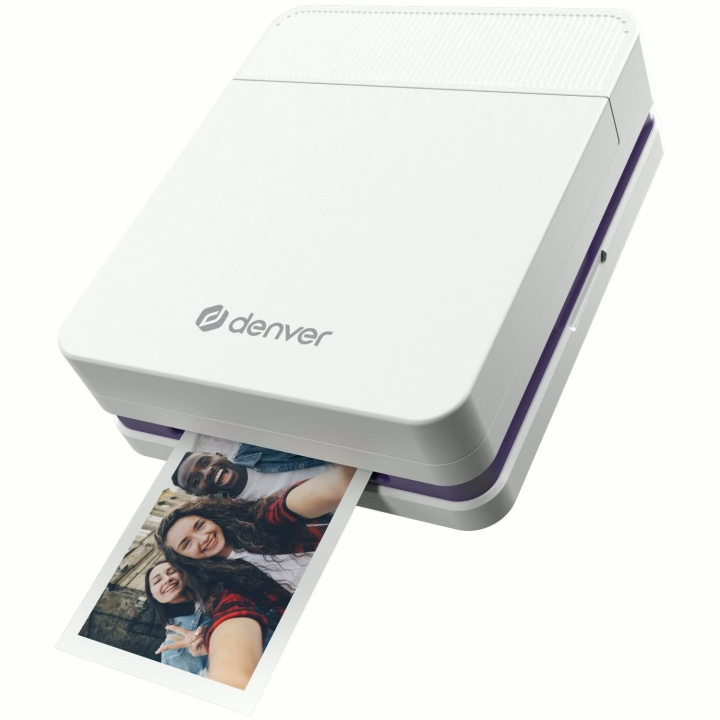 Denver Mobil färg-skrivare Bluetooth Batteri App-styrd MCP-6010 Vit in the group COMPUTERS & PERIPHERALS / Printers & Accessories / Printers / 3D printers & Accessories / Skrivare at TP E-commerce Nordic AB (D44044)
