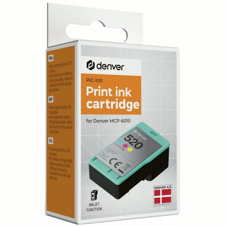 Denver Extra färg-patron till Denver MCP-6010 in the group COMPUTERS & PERIPHERALS / Printers & Accessories / Ink & Toner / Ink cartridges at TP E-commerce Nordic AB (D44045)