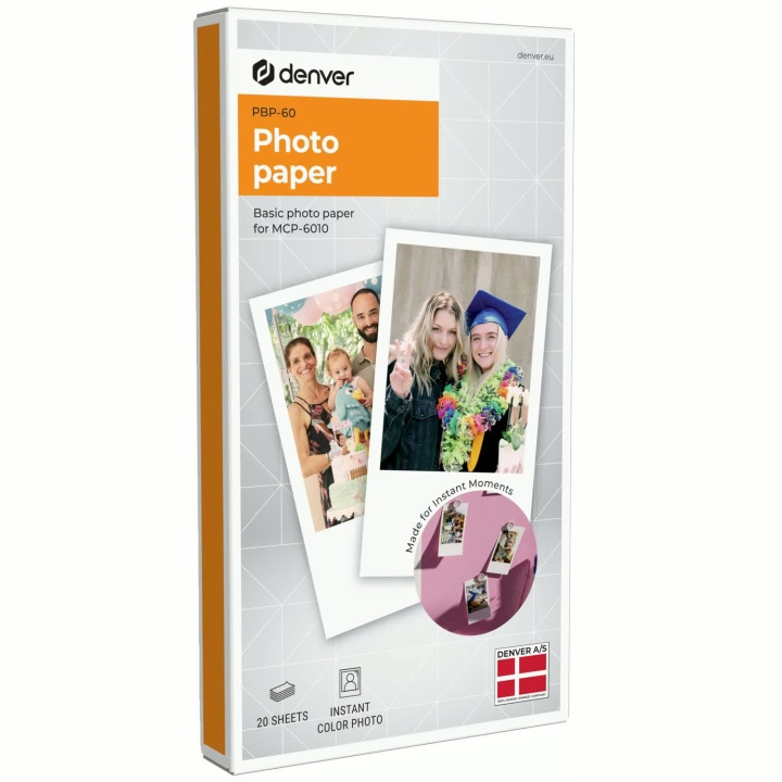 Denver Foto-papper för Denver MCP-6010 in the group COMPUTERS & PERIPHERALS / Printers & Accessories / Printers / 3D printers & Accessories / Skrivare at TP E-commerce Nordic AB (D44046)