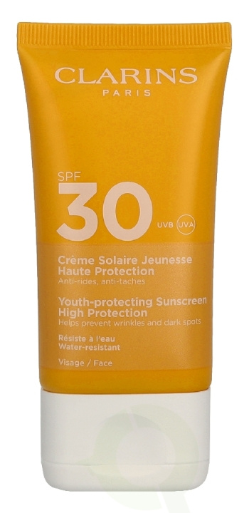 Clarins Youth-Protecting Sunscreen SPF30 50 ml in the group BEAUTY & HEALTH / Skin care / Tanning / Sunscreen at TP E-commerce Nordic AB (D44115)