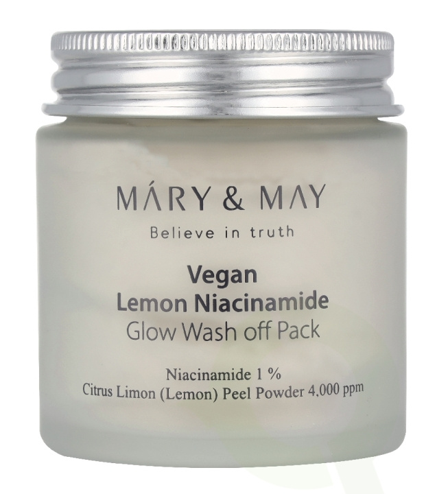 Mary & May Mary&May Lemon Niacinamide Glow Wash Off Pack 125 g in the group BEAUTY & HEALTH / Skin care / Face / Cleaning at TP E-commerce Nordic AB (D44200)