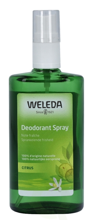Weleda Citrus Deodorant Natural Spray 100 ml in the group BEAUTY & HEALTH / Fragrance & Perfume / Deodorants at TP E-commerce Nordic AB (D44246)